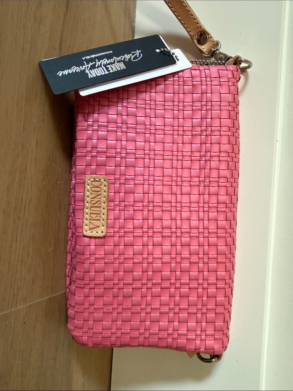 NEW Consuela Pink Woven Uptown